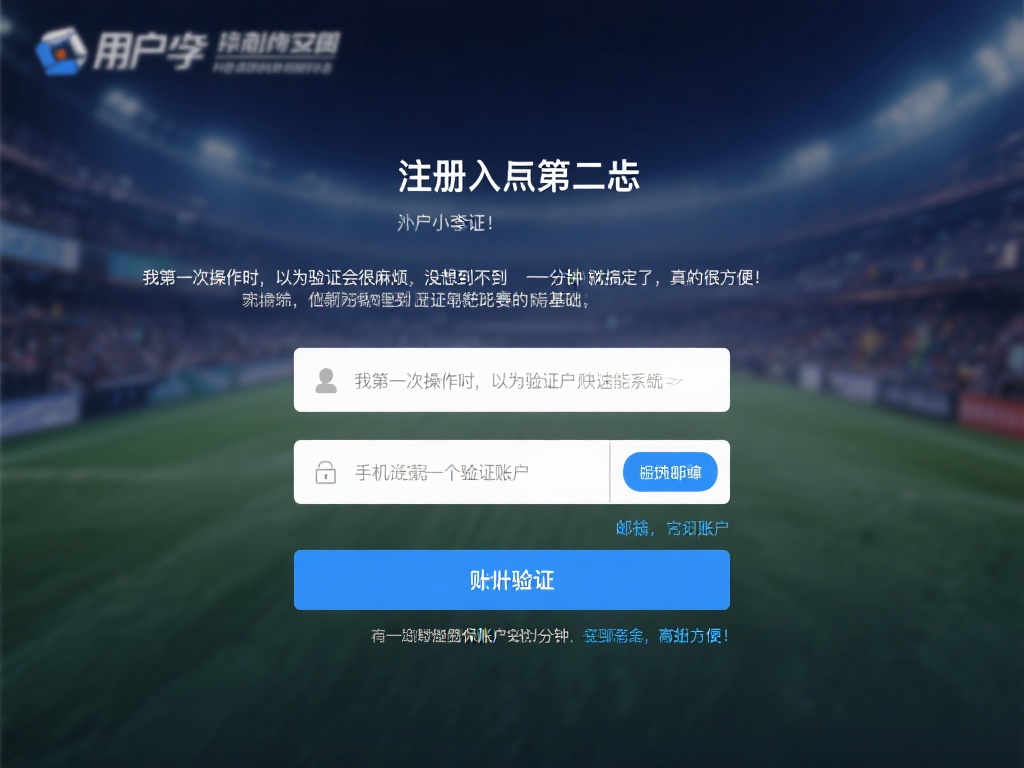 注册完成后，第二步是账户验证。这一步虽然看似繁琐，